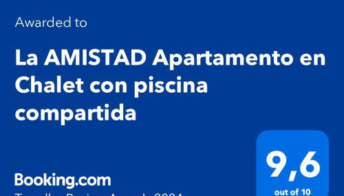 La AMISTAD Apartamento en Chalet con piscina compartida - Foto 2