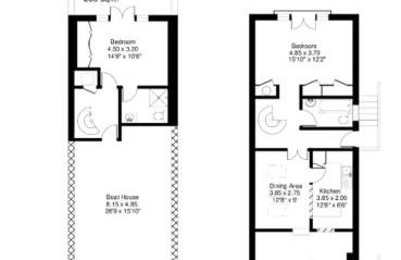 Unique Boathouse, detached free parking x4 cars - Foto 13