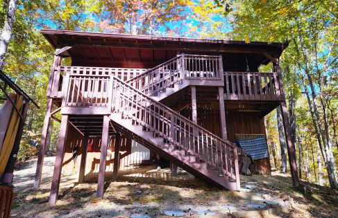 Trailseeker Cabin w King Bed Hot Tub at Red River Gorge Natural Bridge - Foto 43