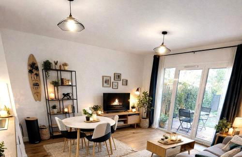 Le Cottage Jardin élégant & cosy, plage pour 6 personnes, animaux admis Biscarrosse - Foto 2