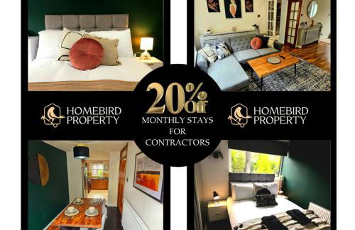 2 Large Bedroom House By Homebird Property Management Short Lets & Serviced Accommodation Leeds With Private Parking & Garden - Foto 1