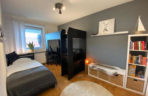 WIKINGERBUDE by Nordmann's Hus - mit großem Balkon, Garage & XXL- Sofa für bis zu 4 Personen - Foto 18