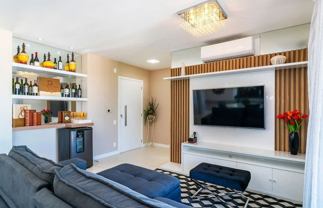 Apto vista mar 4 dormitórios e piscina - Foto 24