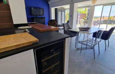 Superbe villa contemporaine vue mer dans résidence avec piscine et tennis - Foto 3