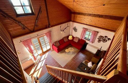 Waldferienhaus 98 im bayerischen Waldferiendorf I 3 Schlafzimmer I Lagerfeuerplatz - Foto 1