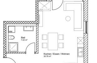 Haus am Mühlenweg - neue, sonnendurchflutete Appartements mit Aufzug und Tiefgarage - barrierefrei - Foto 3