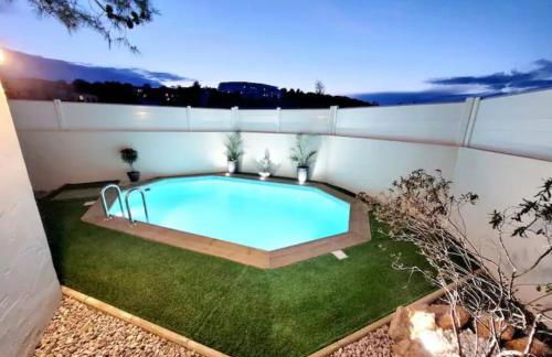 Magnifique logement indépendant "Les Coquelicots", terrasse proche des plages et Montpellier - Foto 3