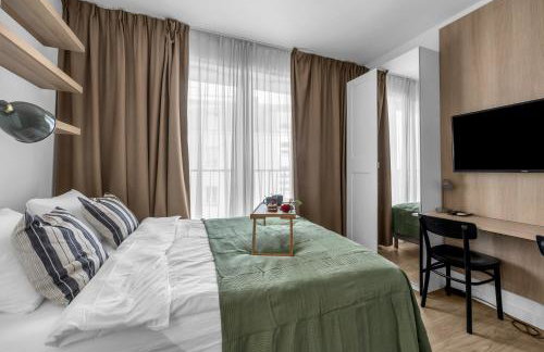 Praga Studio with Air-Con - 140m Metro, near PGE Narodowy Stadium - by Rentujemy - Foto 23