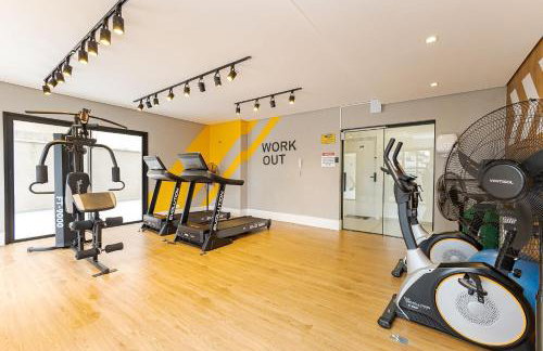 One House – Academia, Piscina e Coworking | Gonzaga Stays - Foto 15