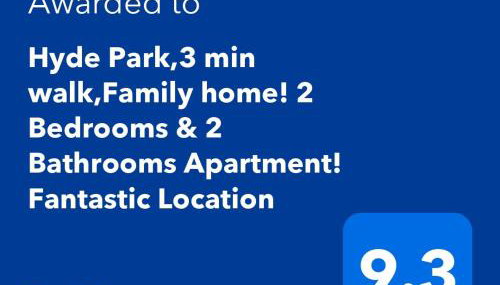 Hyde Park,3 min walk,Family home! 2 Bedrooms & 2 Bathrooms Apartment! Fantastic Location - Foto 5