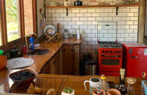 Casa de Campo Paraibuna com Lareira e Fogo de chão - Foto 24