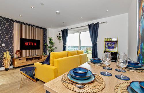 Luxury Apartment-Free Parking-Central Location-Close To Airport, Station & Centre - Foto 3