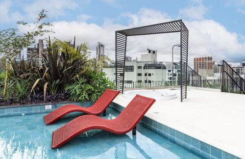 Temple 211 · Apto Novo 1Q: Piscina, Fitness e Localiz. Premium - Photo 4