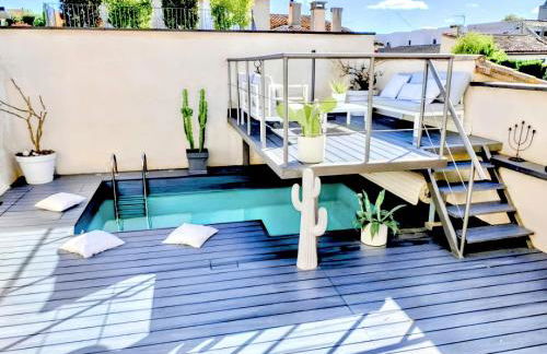 La Maison Blanche 5*, Piscine & vue Cité Médiévale - Foto 17