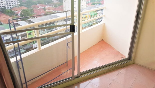 Great sea Pool View in View Talay 1 Pattaya - Foto 5, Balcón