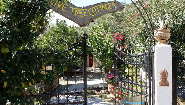 Entrada do alojamento