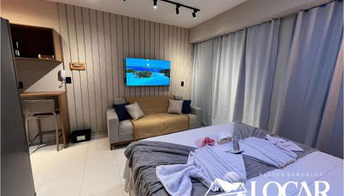 Flat premium com varanda gourmet no Makia Resort em Muro Alto 4 pessoas - Foto 5