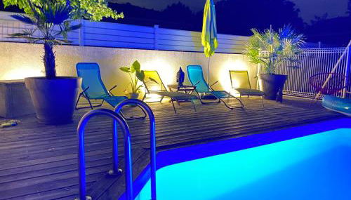 Villa Bassin d Arcachon 7pers piscine chauffée - Foto 5