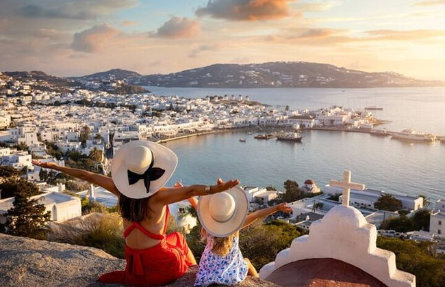 Deluxe Cruise-Friendly Mykonos Beach Bliss & Stadtbummel - Foto 18