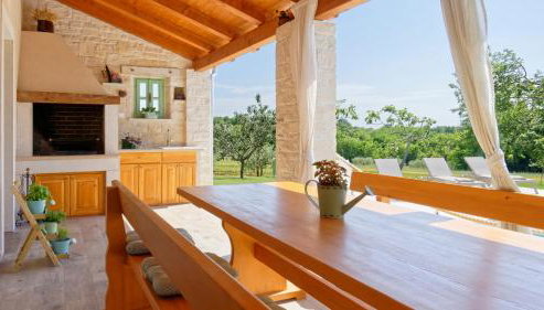 Villa Stella Polaris for 8 persons in Central Istria with private pool, sea view, large garden & kids playground - Foto 3