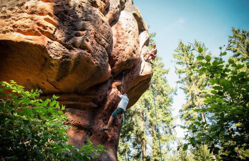 Ferienwohnung 60er Jahre Design Apartment - 65qm Fewo im Zittauer Gebirge - familienfreundliche Unterkunft am Bergfuß zum Töpfer - Foto 25