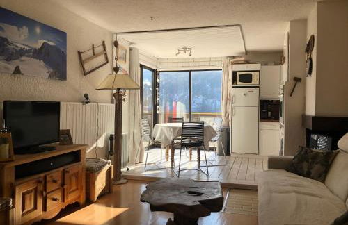 Grand studio La Foux d Allos avec vue et terrasse - Foto 4