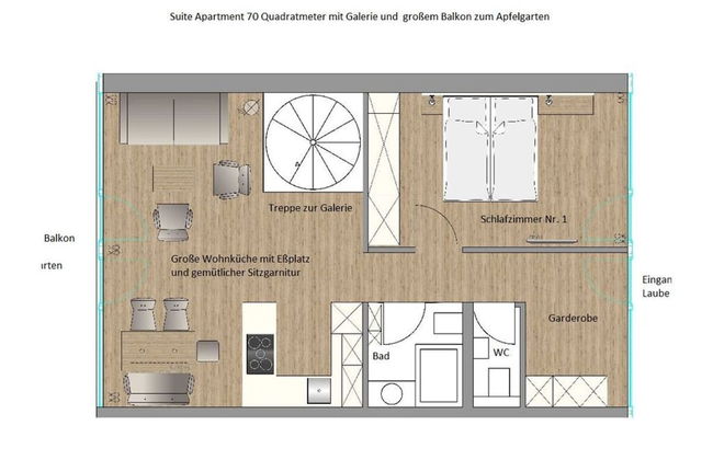 Suite Apartment 80 sqm - Foto 5