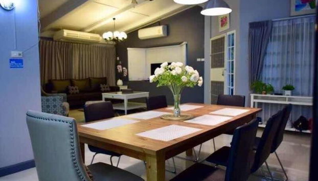 Zona de estar del vestíbulo