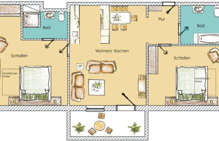 Brise Villa Hähle App 08 - Foto 18