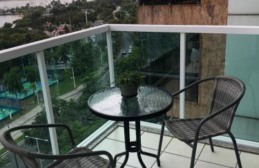 Flat charmoso na ilha de Vitória Praia do Canto - Foto 50