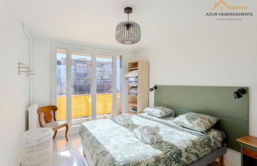 Cagnes Centre 4 pers, terrasse parking - Foto 16