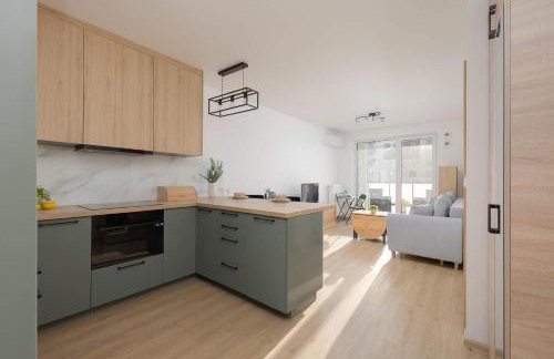 Stylish Apartment Habicha with Air Conditioning and Underground Parking by Noclegi Renters - Foto 10