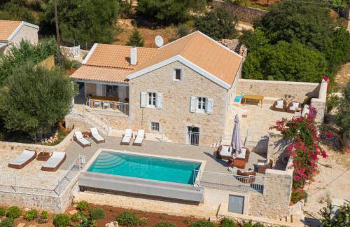 Fiscardo Luxury Stone Villa Alex ,with sunset view! - Photo 34