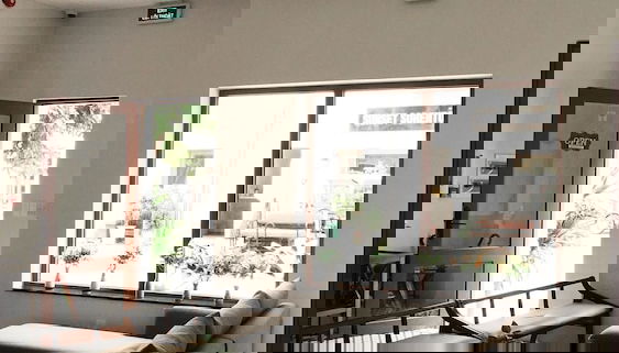 Zona de estar del vestíbulo