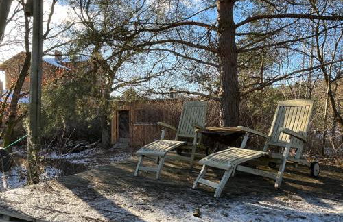 Romantisches Studio am Waldesrand mit Gartensauna - Foto 47