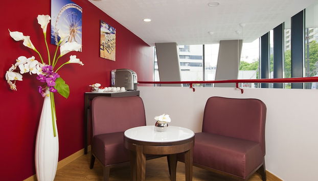 Zona de estar del vestíbulo