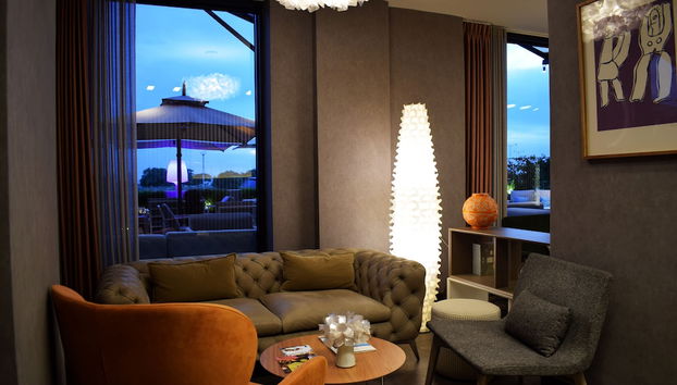 Zona de estar del vestíbulo