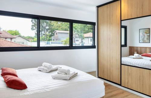 Villa de Luxe à Seignosse: Golf, Piscine Chauffée, Proche Plages - FR-1-791-25 - Foto 12