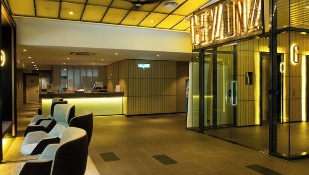 Zona de estar del vestíbulo