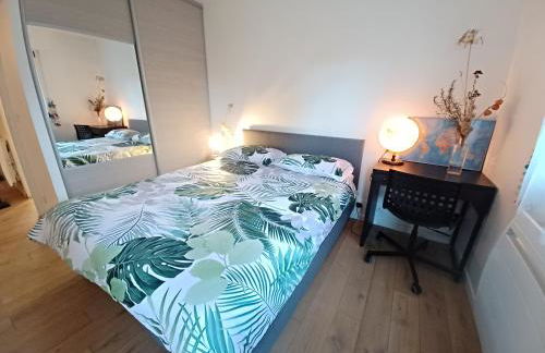 2 beds, modern building, with mobile AC, Paris Expo, 7' metro 2 steps to Paris - Foto 5