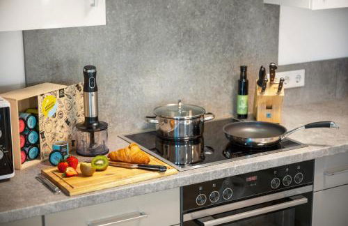 Komfort küsst Natur Skyline Ferienwohnung bei Aschaffenburg - Foto 26