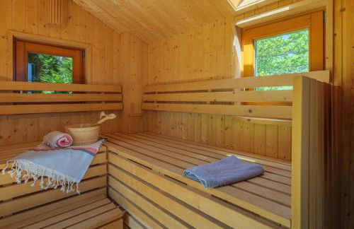 Ferienhaus Dornstetten: Sonniges Design Haus: Kamin, Sauna, Hot Pot, Zaun - Foto 66