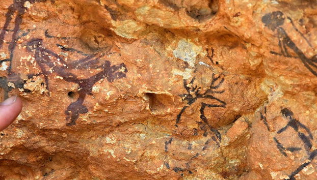 Pre-historic rock art
