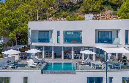 Can Ema, villa moderna con piscina frente al mar - Foto 78