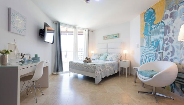 Lovely Sea View,eagle Beach, Oasis Condominium Wifi - Foto 5, Habitación