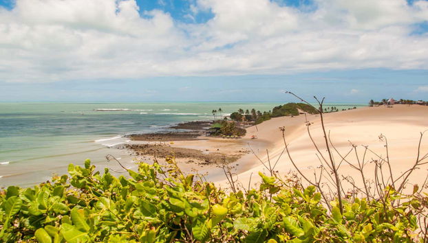 Vista del litorale di Genipabu