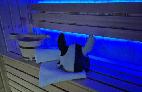 Domek Viking z prywatnym ogrzewanym basenem sauną oraz balią z jacuzzi - Foto 7