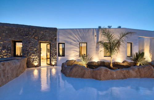 Mykonos Town Black Villa with Cave Heated Pool - Foto 26