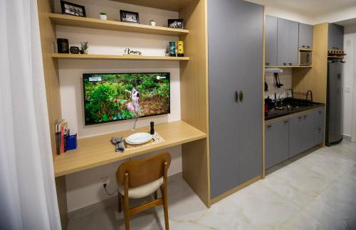 Apartamento Studio, completo 5 min do metrô - Foto 17