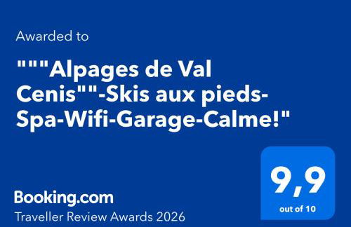 "Alpages de Val Cenis"-Skis aux pieds-Spa-Wifi-Garage-Calme! - Foto 32